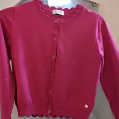 130〜140 kate spade ピンク カーディガン