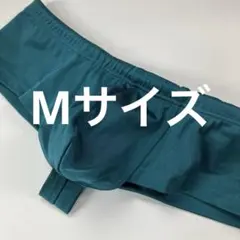 【中古Mサイズ】メンズスイムパンツ メンズ水着：グリーン