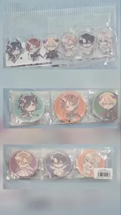 君に惑い、君に溺れる。　わくでき　ebten エビテン　缶バッジ 君に惑い、君に溺れる。 ebten特典 ちびキャラ缶バッジ6種 エビテン