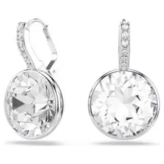 片耳SWAROVSKI Stilla ドロップピアス ホワイト スワロフスキー - メルカリ
