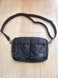 PORTER ショルダーポーチ　サコッシュバッグ　ボディーバッグ　黒　ナイロン