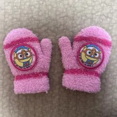 ポロロ 手袋 ピンク