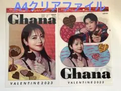LOTTE Ghana バレンタイン 吉沢亮 浜辺美波クリアファイル 2枚