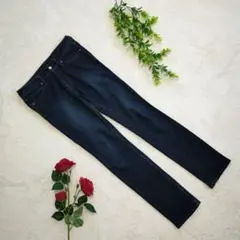 UNIQLO ユニクロ【SIZE25】デニム青 スキニーデニムフィットジーンズ