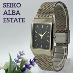 電池交換済636 SEIKO ALBA ESTATE セイコー 腕時計 ゴールド