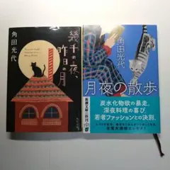 角田光代エッセイ2冊セット　幾千の夜、昨日の月　月夜の散歩