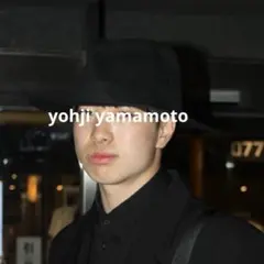 ヨウジヤマモト　ハット　ブラック　中折れハット　キャスケット　帽子