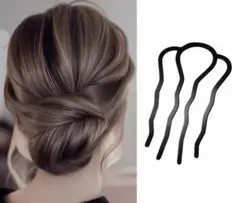 シンプル U字コーム ヘアアクセサリーのサムネイル