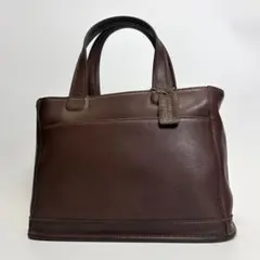 OLD COACH オールドコーチ 9308 USA製 レザー ハンドバッグ 茶 - メルカリ