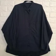 AMERICAN HOLIC ネイビーコットン長袖シャツ　フリーサイズ