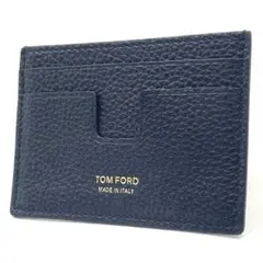【極美品】TOM FORD カードケース&マネークリップ カーフレザー ブラック