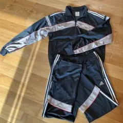adidas ジャージ上下セット Lサイズ グレー