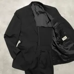 SUIT SELECT 21 ビジネススーツ 黒 シャドウストライプ AB5