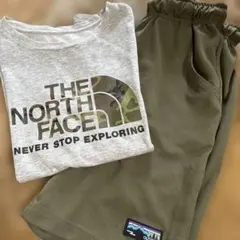 ザ・ノースフェイス キッズTシャツ 150 アウトドア ハーフパンツ セット
