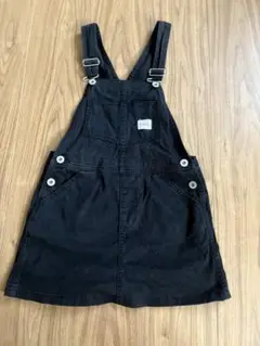 EDWIN ブラック ジャンバースカート 120
