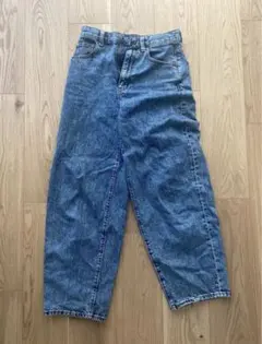 GU  デニムパンツ　ジーパン　ダボパン　ボーイフレンド　ワイド　デニムパンツ