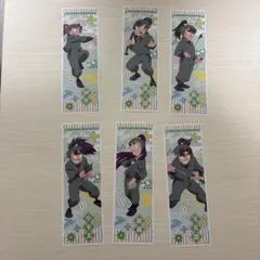 忍たま乱太郎 ロングステッカー 六年生 伊作 留三郎 長次 小平太 仙蔵 文次郎