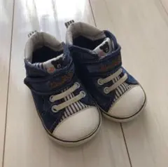 ミキハウス☆ Double.Bセカンドベビーシューズ　インディゴ