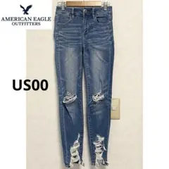 AMERICAN EAGLE OUTFITTERS ダメージデニムパンツのサムネイル