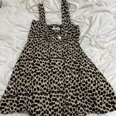 Day23 ヒョウ柄 レオパード柄 キャミワンピース フレンチガーリー