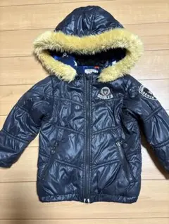 DOUBLE.B ダウンコート 90ネイビー