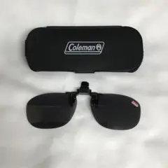 Coleman コールマン クリップオンサングラス 黒 ケース付き