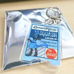 ポケモン　PRONTO プロント コラボ　ルカリオ アクリルキーホルダー