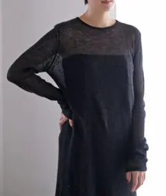 AKTE／モヘアロングニットワンピースのサムネイル