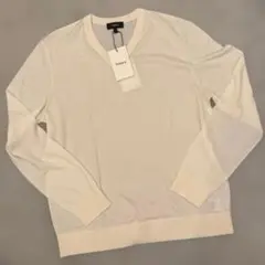 Theory メンズ 長袖 ニット Lサイズ Vネック 新品未使用タグ付き