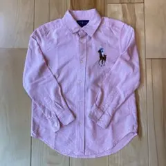 Ralph Lauren ラルフローレン ピンク 長袖シャツ／7(130cm)