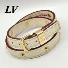 【美品】LOUIS VUITTON ブラスレ スハリ ドゥブルトゥール 2連のサムネイル