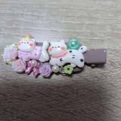 かわいいキャラクター ヘアピン 約6.5センチ