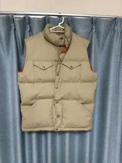 THE NORTH FACE ダウンベスト ベージュ M 茶タグのサムネイル