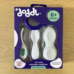 【美品】doddl ドードル 離乳食 6ヶ月 スプーン・フォーク&ケースセットのサムネイル
