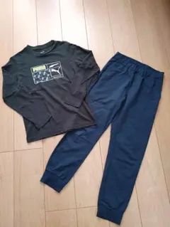 150サイズ 男児服 PUMA ロンT ユニクロ ジョガーパンツ