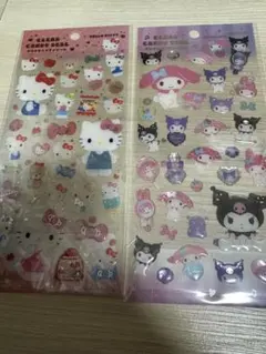 【正規品】クリアキャンディシール　サンリオ　2種セット