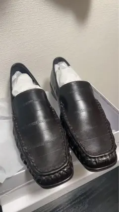 TODAYFUL Squaretoe Gather Loafers 24cm 黒 - メルカリ