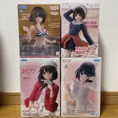 冴えない彼女の育てかた　加藤恵　フィギュア4点セット