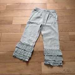 しまむら　softcheese micorrid レースパンツ 120 女の子