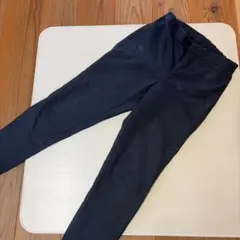 黒 スキニーパンツ ゴムウエスト Lサイズ