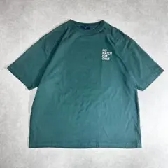 BACK NUMBER Tシャツ ガールプリント グリーン Mのサムネイル