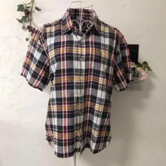 1900円↓【美品A】CONVERSE ALL STAR カジュアルシャツメンズ