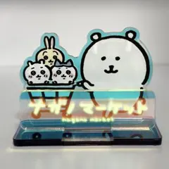ナガノマーケット　オーロラ　アクリルスタンド　カート押すよ　ちいかわ