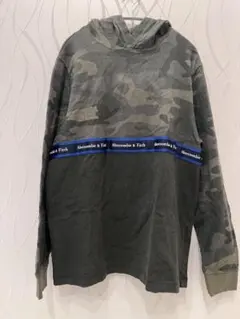 アバクロ パーカー メンズ カモフラージュ フード付き　Lサイズ