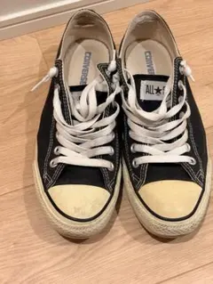 ブラック　コンバース　ローカットスニーカー　オールスター　ALLSTAR