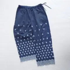45R ハケ目カットワークのペチパンツ（インディゴ）　45rpmのサムネイル