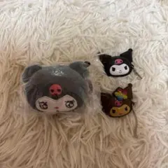 ハローキティ スカルモチーフ キーホルダー 3個セット