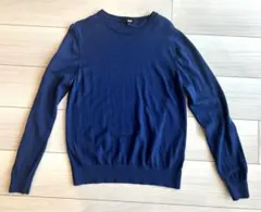 ⤵︎【UNIQLO】メリノクルーネックセーター