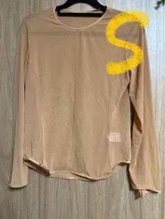 UNIQLO マメクロゴウチ シアークルーネックT（長袖）ブラウン S