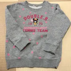 ♪ミキハウス ダブルビー120 トレーナーB子ちゃん♪